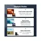 Кабель мультимедійний HDMI M to HDMI M 1.0m flat black Vention (AAKBF)