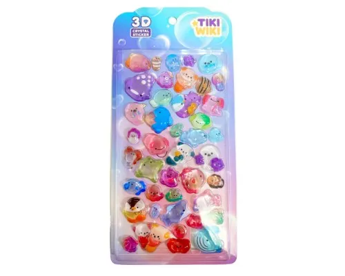 Стікер-наклейка Tiki Wiki Набір 3D-наліпок серії Crystal – Тікі океан S2 (25ESE009-04)