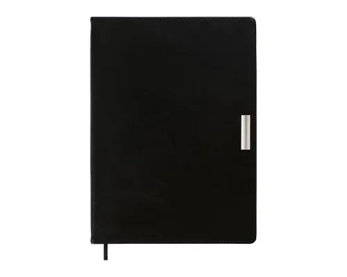 Тижневик Buromax недатований SALERNO, L2U, A4, чорний, штуч.шкіра, 336 сторінок (BM.2099-01)