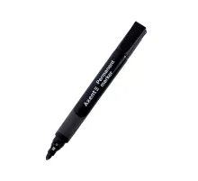 Маркер Axent Permanent Comfort Grip 2542-A, 2 мм круглий чорний (2542-01-A)