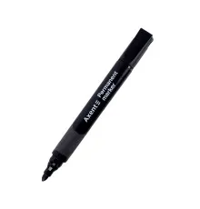 Маркер Axent Permanent Comfort Grip 2542-A, 2 мм круглий чорний (2542-01-A)