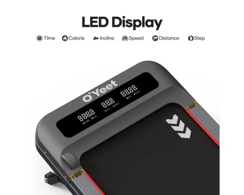 Бігова доріжка Oyeet Walking Pad Treadmill TM-YT103 з авторегулюванням нахилу (TM-YT103)