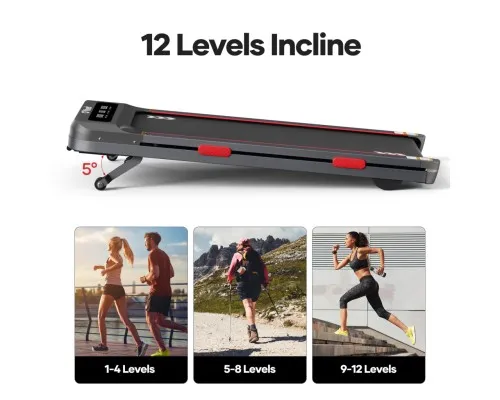 Бігова доріжка Oyeet Walking Pad Treadmill TM-YT103 з авторегулюванням нахилу (TM-YT103)