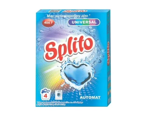 Пральний порошок Splito Universal Автомат 400 г (4820049382129)