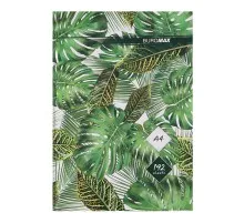 Канцелярська книга Buromax А4 FLORISTICA 192 аркушів, клітинка, зелений (BM.24419101-04i)