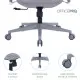 Офісне крісло OfficePro Крісло офісне OfficePro Unity OC710G Grey (OC710G)