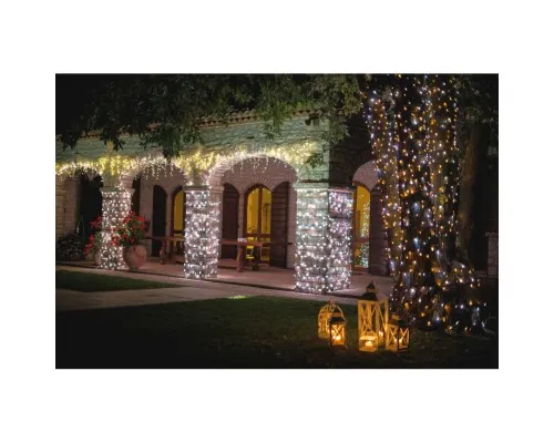 Гірлянда Twinkly Smart LED Strings RGBW 250, BT+WiFi, Gen II, IP44, кабель пр (TWS250SPP-TEU)