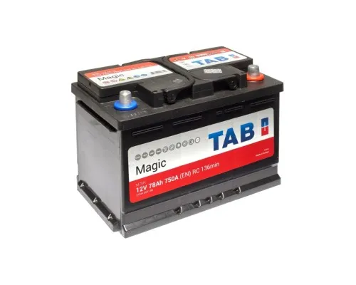 Акумулятор автомобільний TAB 78 Ah/12V Magic Euro (189 080)