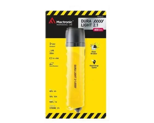 Ліхтар Mactronic Dura Light 2.1 Glass Breaker 800 Lm (PHH0121)