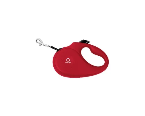 Повідець для собак Collar стрічка M до 25 кг 5 м червоний (81253)