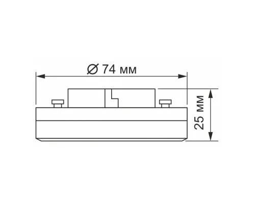 Лампочка Videx GX53 12W 4100K 220V (VL-GX53-12534)