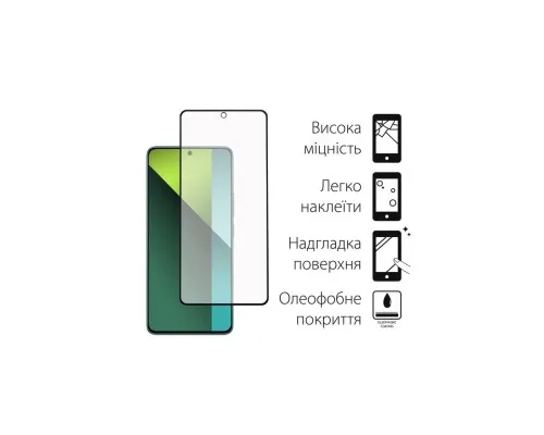 Чохол до мобільного телефона Dengos Kit for Xiaomi Redmi Note 13 Pro 5G case + glass (Black) (DG-KM-68)