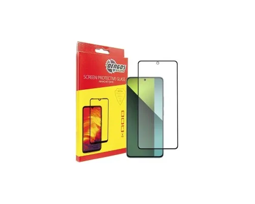 Чохол до мобільного телефона Dengos Kit for Xiaomi Redmi Note 13 Pro 5G case + glass (Black) (DG-KM-68)