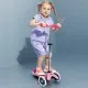 Самокат Micro Mini Deluxe Glow LED Морозний рожевий (MMD217)