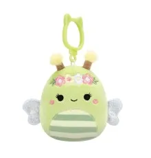Брелок Squishmallows на кліпсі – Бджілка Сібіл 9 см (SQCP00460)