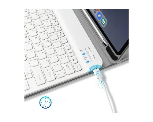 Чохол до планшета BeCover with keyboard Apple iPad Pro 13" M4 2024 Gray (713004)
