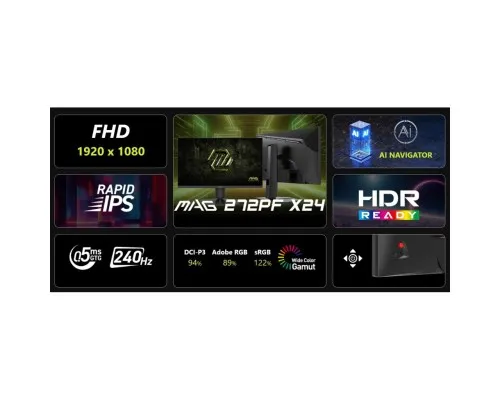 Монітор MSI MAG 272PF-X24