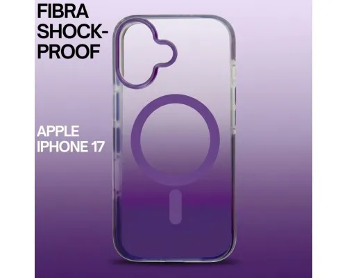 Чохол до мобільного телефона BeCover FIBRA Shock-Proof MagSafe Apple iPhone 17 Deep Purple (715442)