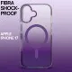 Чохол до мобільного телефона BeCover FIBRA Shock-Proof MagSafe Apple iPhone 17 Deep Purple (715442)