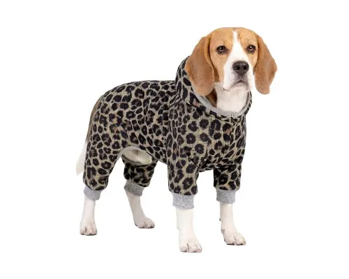 Комбінезон для тварин WAUDOG Clothes "Леопард" софтшелл L50 (311-4066)