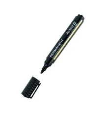 Маркер Axent Permanent D2604 Standard, 2 мм круглий чорний (D2604-01)