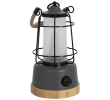 Ліхтар Bo-Camp Harlington Rechargable Dimming 370 Lumen Bamboo-Grey (5818921) (DAS303872)
