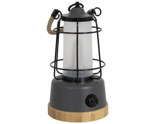 Ліхтар Bo-Camp Harlington Rechargable Dimming 370 Lumen Bamboo-Grey (5818921) (DAS303872)