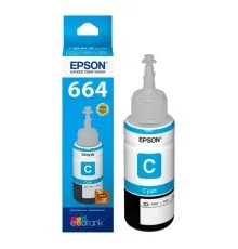 Контейнер з чорнилом Epson 664 cyan (70мл) L100/L200 (C13T66424A)