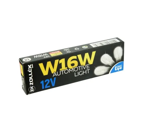 Автолампа Zollex W16W 12V