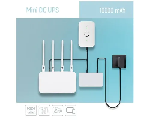 Пристрій безперебійного живлення ColorWay CW-PB100LI3WT 10000mAh 21W (CW-PB100LI3WT)