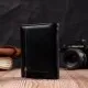 Гаманець ST Leather З натуральної шкіри Чорний (19494)