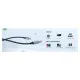 Кабель для принтера USB-C 2.0 to BM 1.0m black Ugreen (45034)