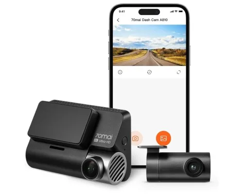 Відеореєстратор Xiaomi 70mai HDR Dash Cam Set 4K A810-2 (1021346)