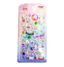 Стікер-наклейка Tiki Wiki Набір 3D-наліпок серії Crystal – Тікі чарівність (25ESE009-02)