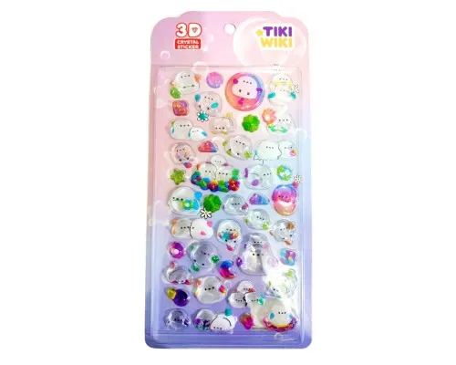 Стікер-наклейка Tiki Wiki Набір 3D-наліпок серії Crystal – Тікі чарівність (25ESE009-02)