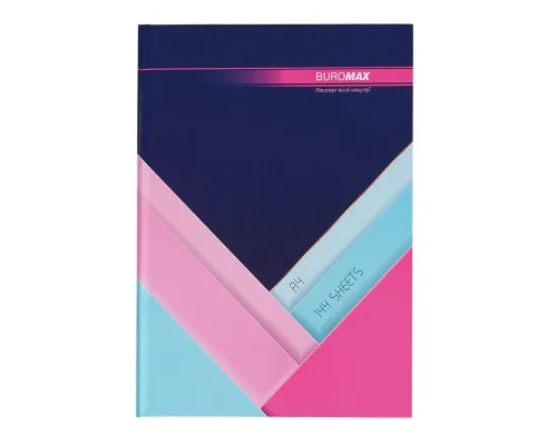 Канцелярська книга Buromax А4 MODEST 144 аркушів, клітинка, темно-синій-2 (BM.24419102-03i)