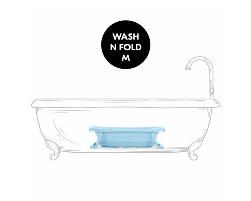 Ванночка Hauck Wash N Fold M Light Blue (72702-7)