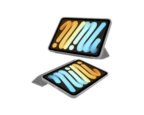 Чохол до планшета BeCover Tri Fold Hard TPU Apple iPad Mini 7 2024 Gray (712446)