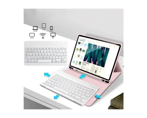 Чохол до планшета BeCover with keyboard Apple iPad Pro 13" M4 2024 Pink (713006)