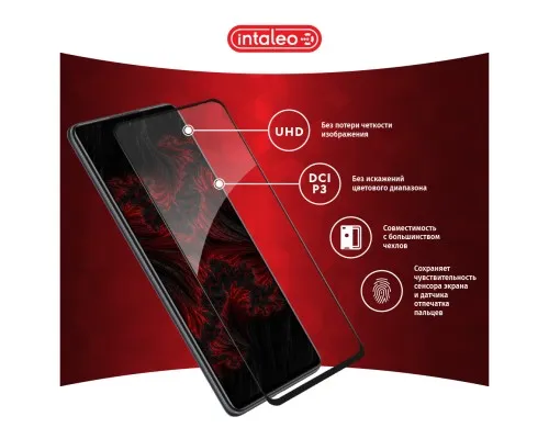 Скло захисне Intaleo Full Glue Xiaomi Mi 11T Black (1283126518768)