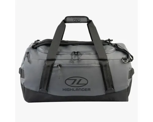 Дорожня сумка Highlander водозахисна Hauler Duffel 65L Dark Grey (DB133-DGY) (931643)