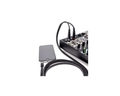 Інсертний кабель D'Addario Custom Series 1/8" to Dual 1/4" Audio Cable (1.8m) (PW-MPTS-06)