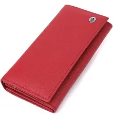 Гаманець ST Leather З натуральної шкіри Червоний (23087)