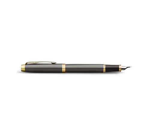 Ручка пір'яна Parker IM 17 Grey Lacquer GT  FP F (21 111)