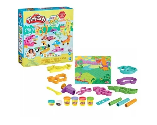 Набір для творчості Hasbro Play-Doh Сафарі (F7213)