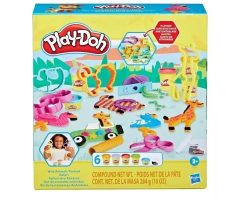 Набір для творчості Hasbro Play-Doh Сафарі (F7213)