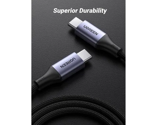 Дата кабель USB-C to USB-C 1.0m 240W US535 space gray Ugreen (15311)