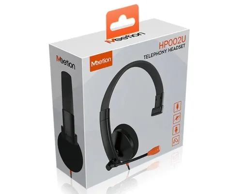 Навушники Meetion HP002U Black/Orange (MT-HP002U-A)