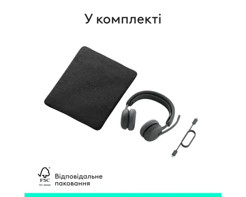 Навушники Logitech Zone Wireless 2 ES Graphite (981-001503)