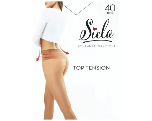 Колготи Siela Collant Top Tension 40 Den Graphite - 2 (4823116918313)